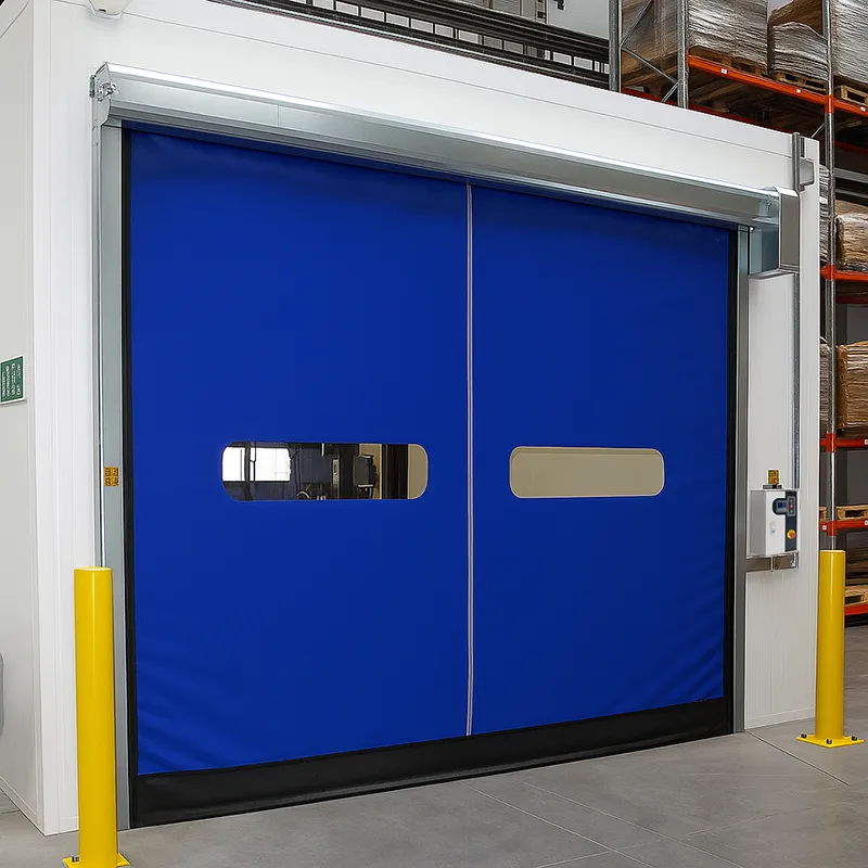 zipper fast rolling door