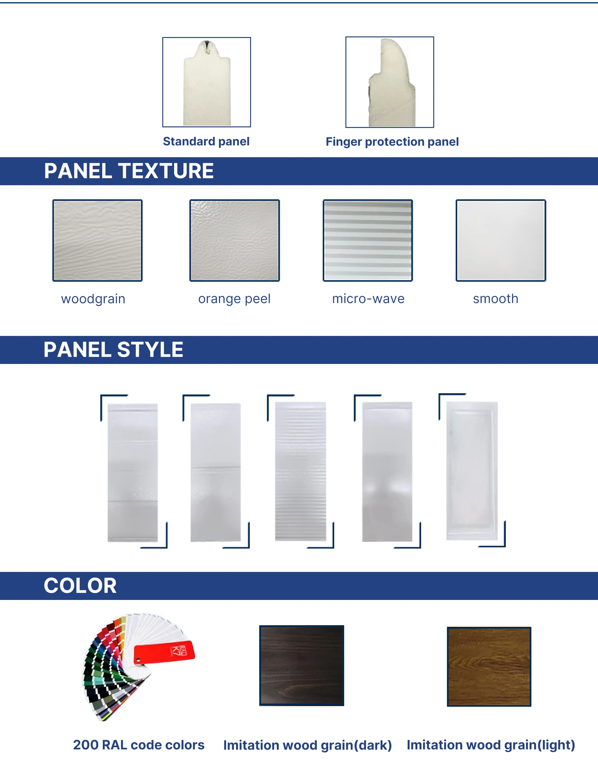 garage panel styles