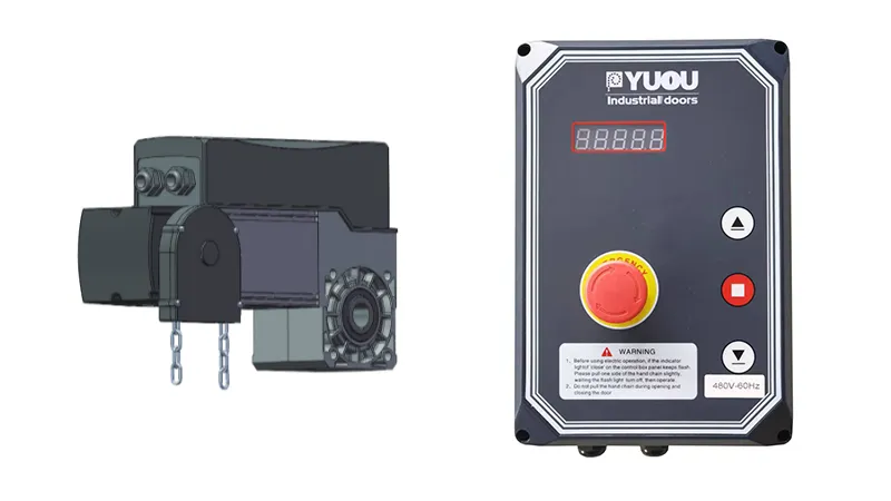 sectional door motor and controller