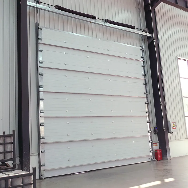 sectional doors with back rib
