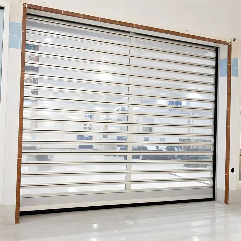 transparent spiral fast door