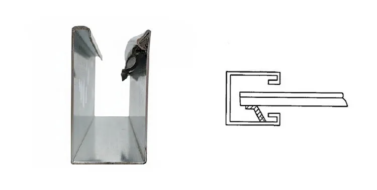 fire rated roller door track