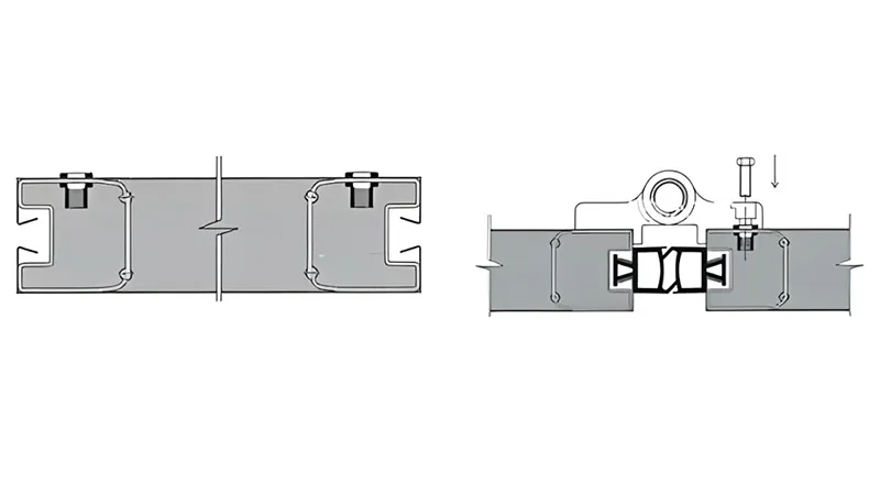 industrial folding doors hinge
