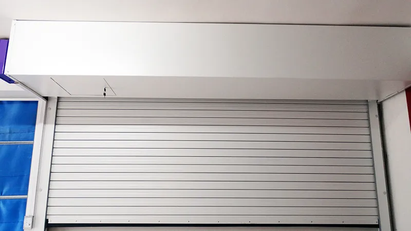 steel fireproof roll up door hood cover