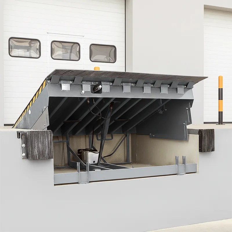 Hydraulic dock levelers