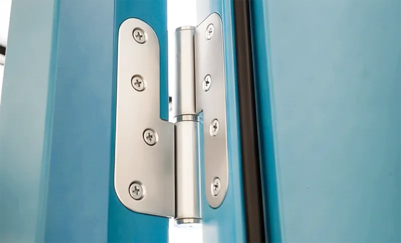Laboratory door hinge