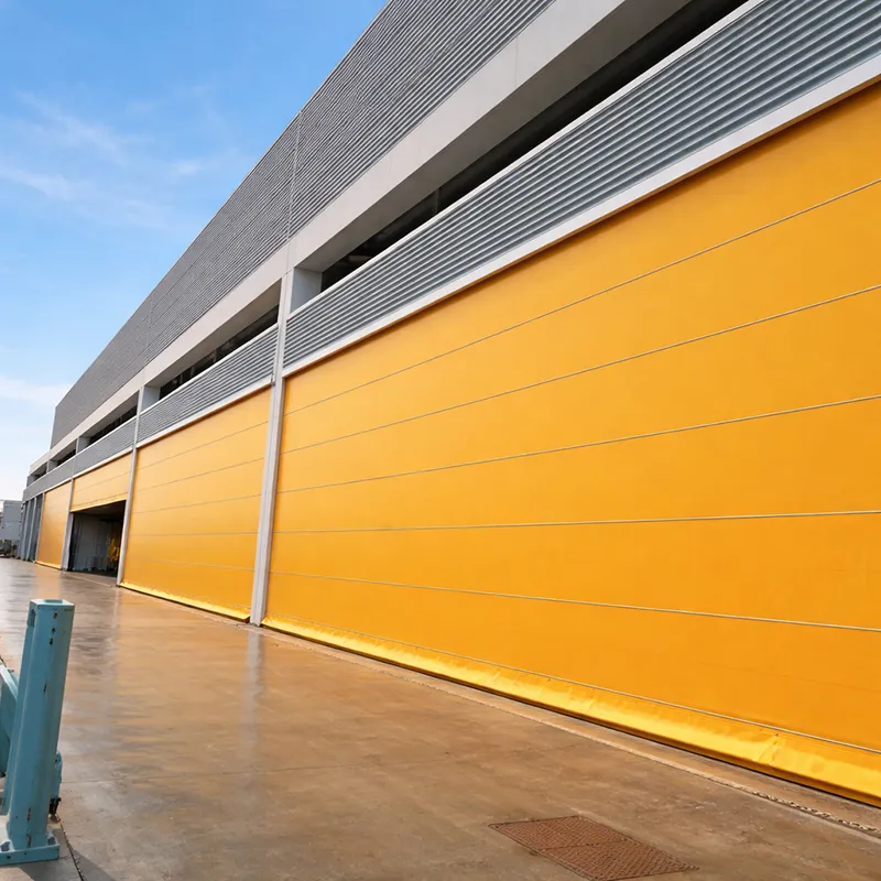 Vertical Lifting Fabric Door