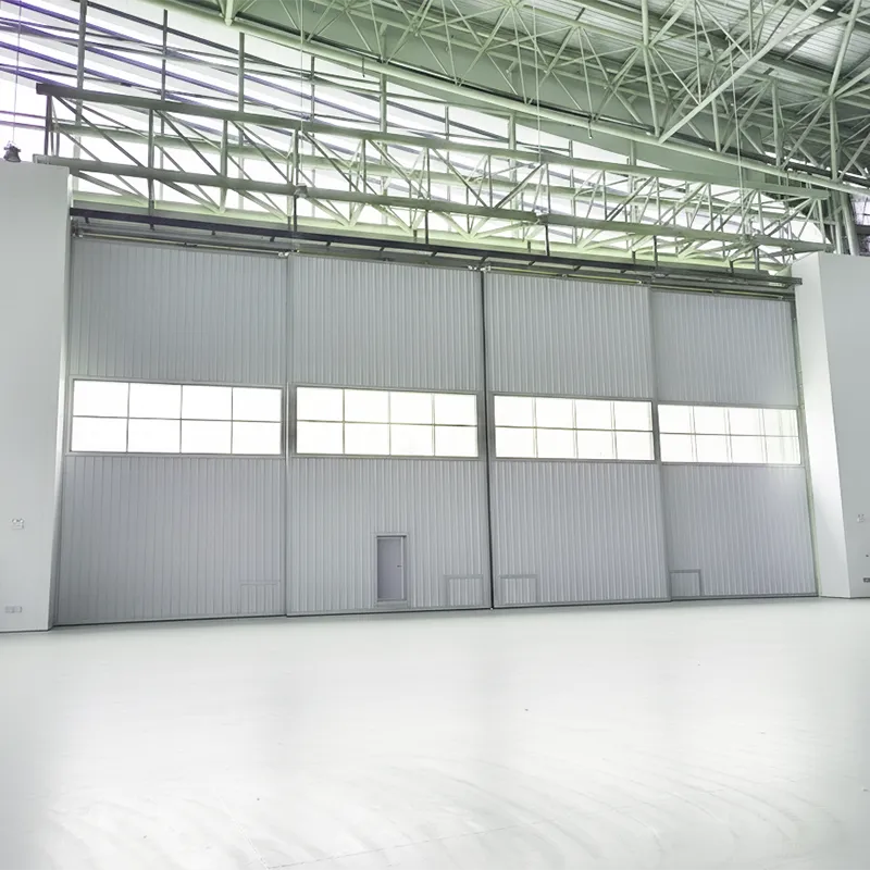 aircraft sliding hangar door