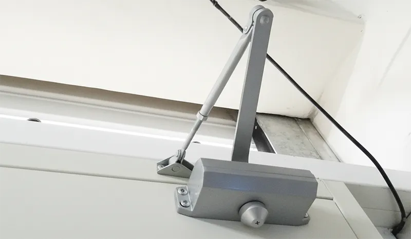 fire rated security steel doors closer