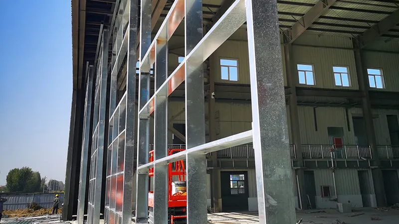 sliding hangar door steel structure