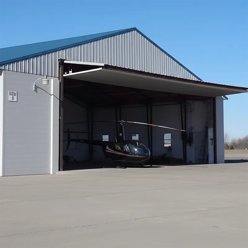 Upward Folding Hangar Doors
