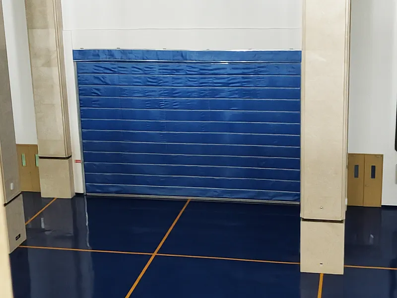 fabric fire roller door for shopping mall