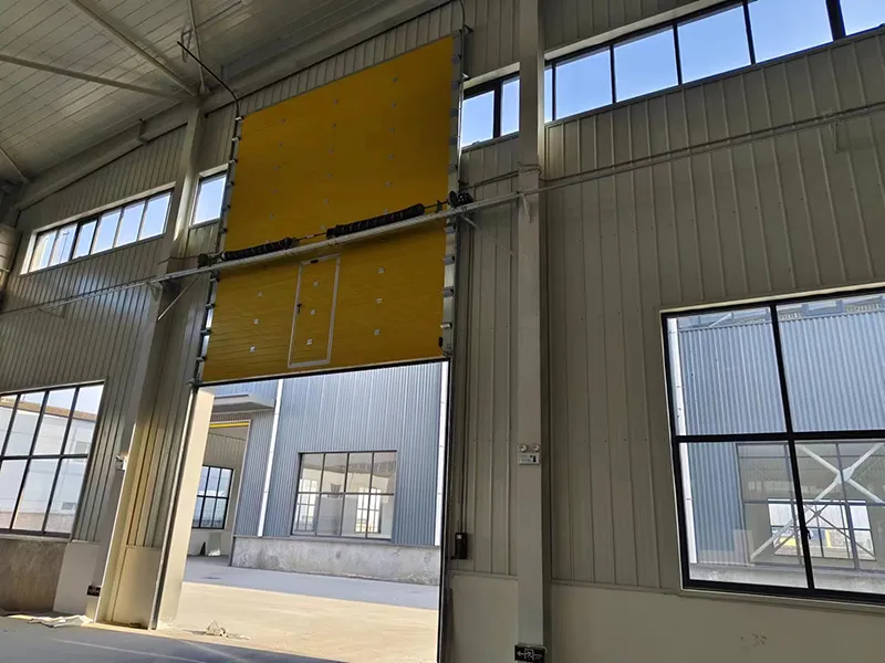 industrial sectional door for factory