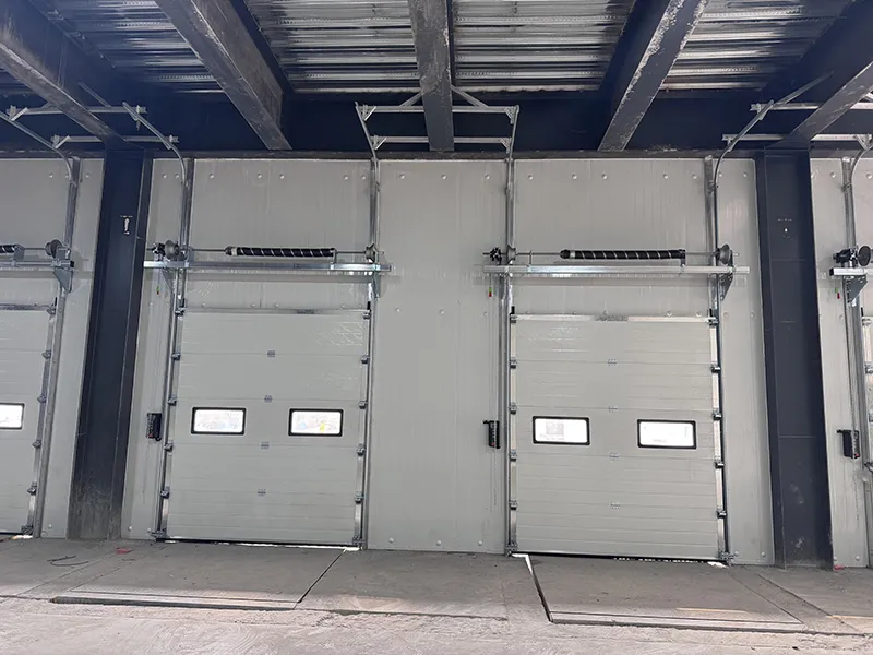 overhead sectional door for warehouse