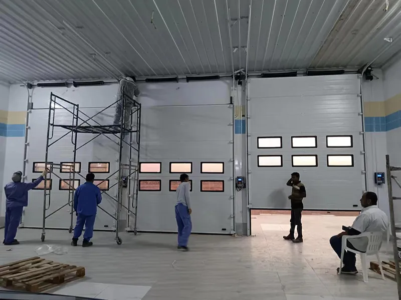 sectional door installation