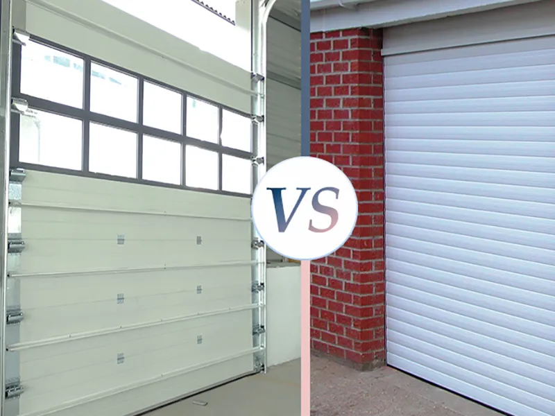 sectional door vs rolling door