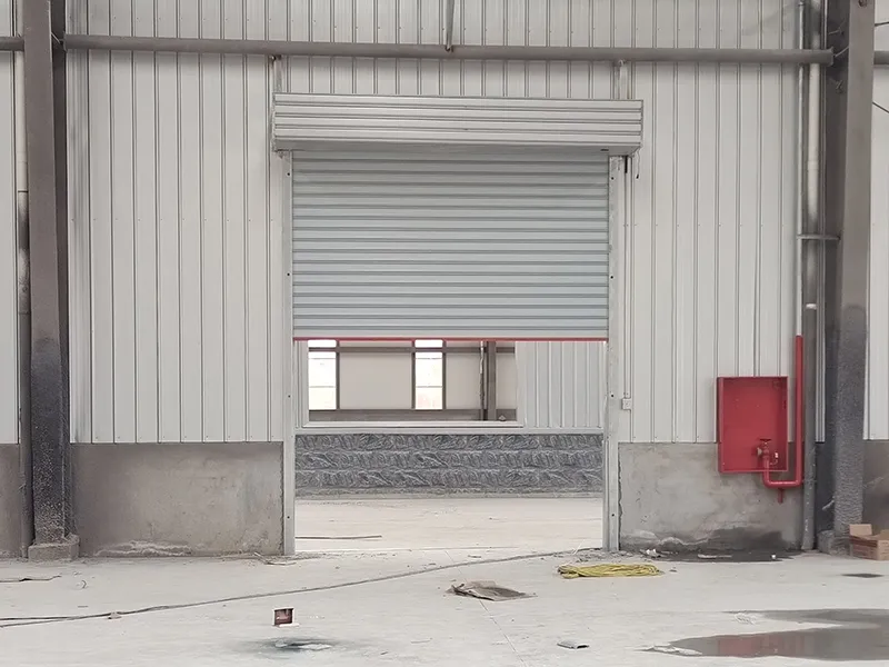 steel windproof roller shutter door