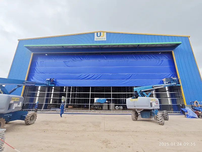 vertical fold up mega door